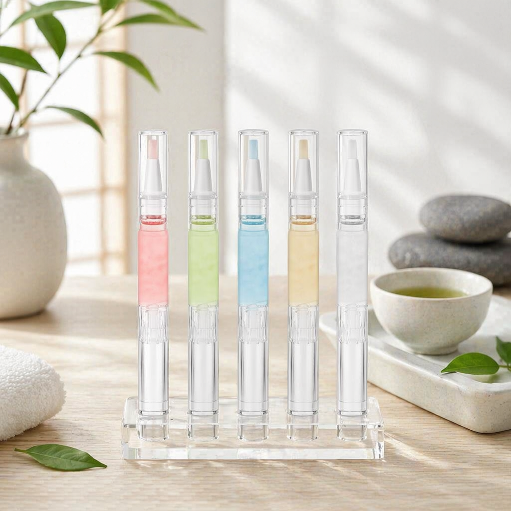 Wholesale 3ml Nail Nutrition Oil Pen Softening Finger Edge Oil Natural Nail Cuticle Oil Applicator Twist-Up Pen