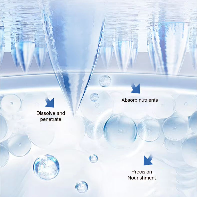 Custom Dissolvable Microneedle Acupoint Skin Patch Plant Extract Soluble Microcrystal Patch External Skin Care Product