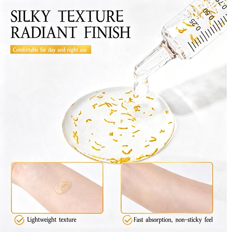 Custom Silk Peptide Collagen Ampoule Moisturizing Softening Facial Ampoule Serum Lightweight Face Skin Care Bulk Wholesale