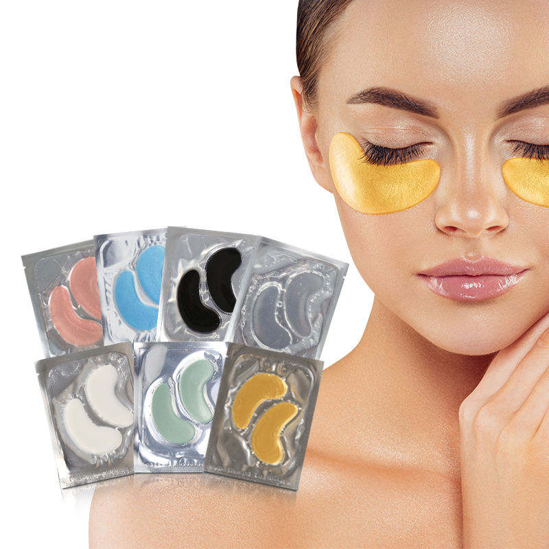 Golden Collagen Eye Patch Crystal Gel Eye Skin Care Patch Moisturizing for Eye Surrounding Skin Private Label OEM ODM Wholesale