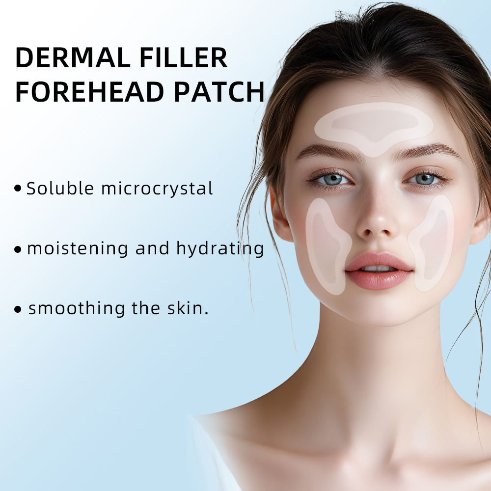 Microneedle Care Patch Set of Two Pieces Effectively Reduces Forehead Wrinkles and Facial Lines