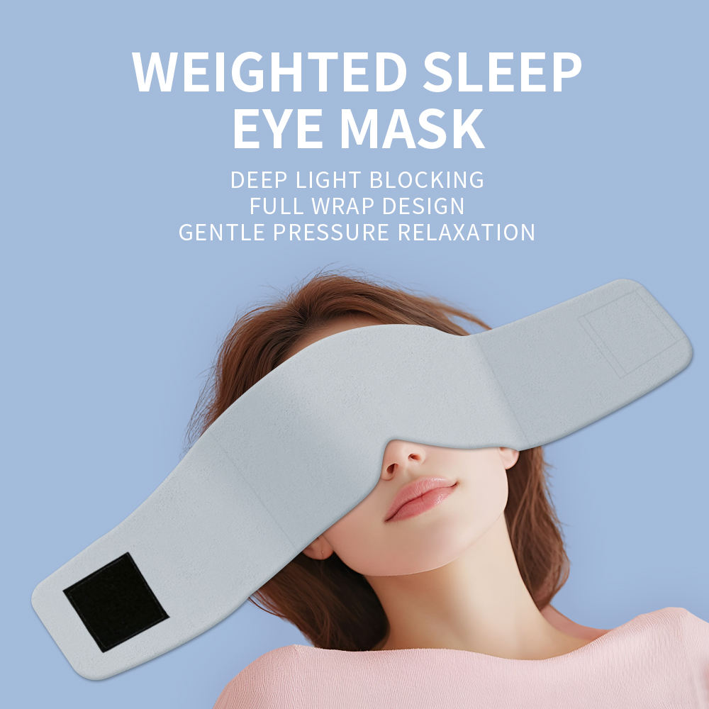 Circadian Sleep Mask - Relaxation Weighted Eye Mask with Pressure Beads, Travel-Friendly Pouch,Relaxation Weighted Mask