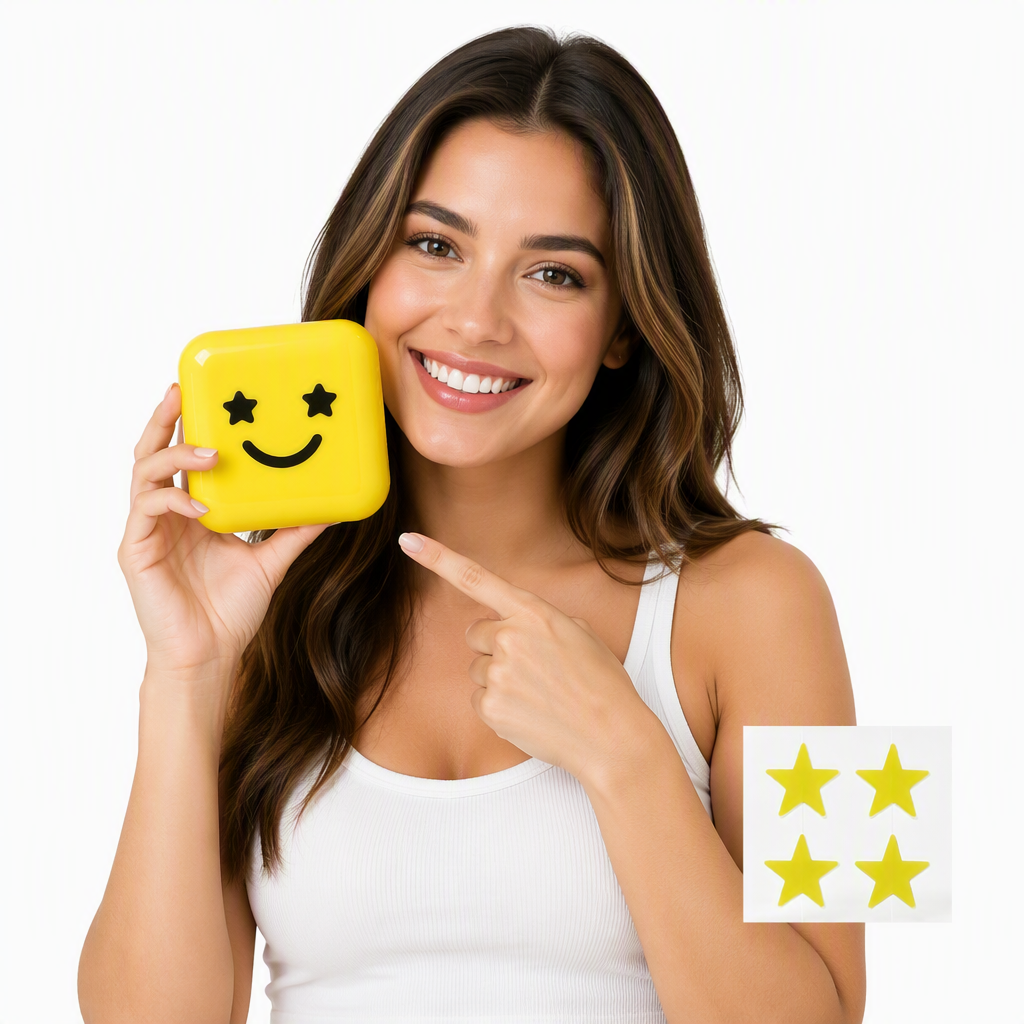 4 Hours Acne Spot Treatment Patches Dual Day Night Use Hydrocolloid Pimple Patch Smooth Makeup Base & Blemish Care
